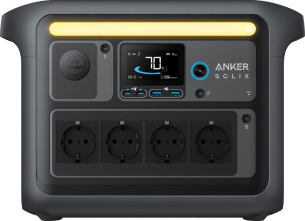 Anker Solix C1000x 1.056Wh Bærbar Strømstation Anker Sort