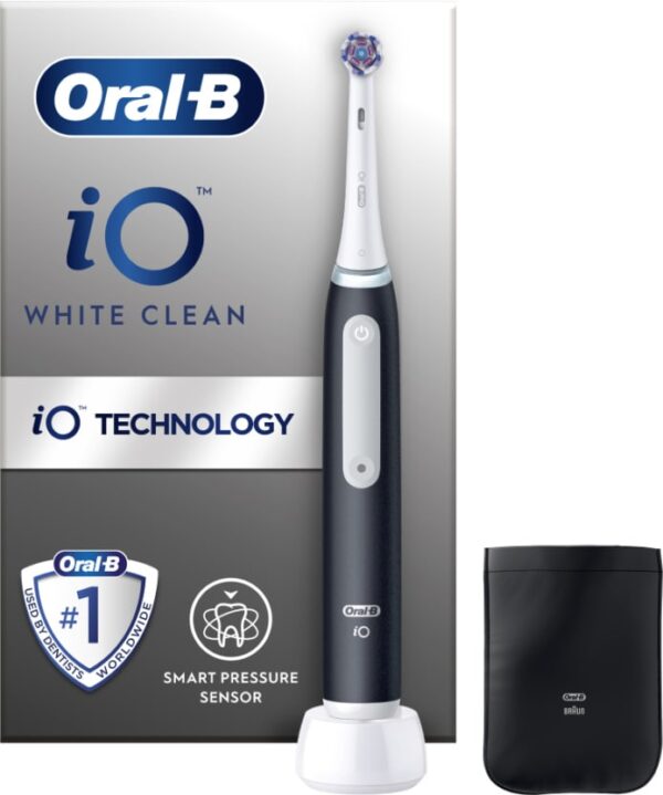 Oral-B iO White Clean elektrisk tandbørste 117753 (sort) Oral-B Sort