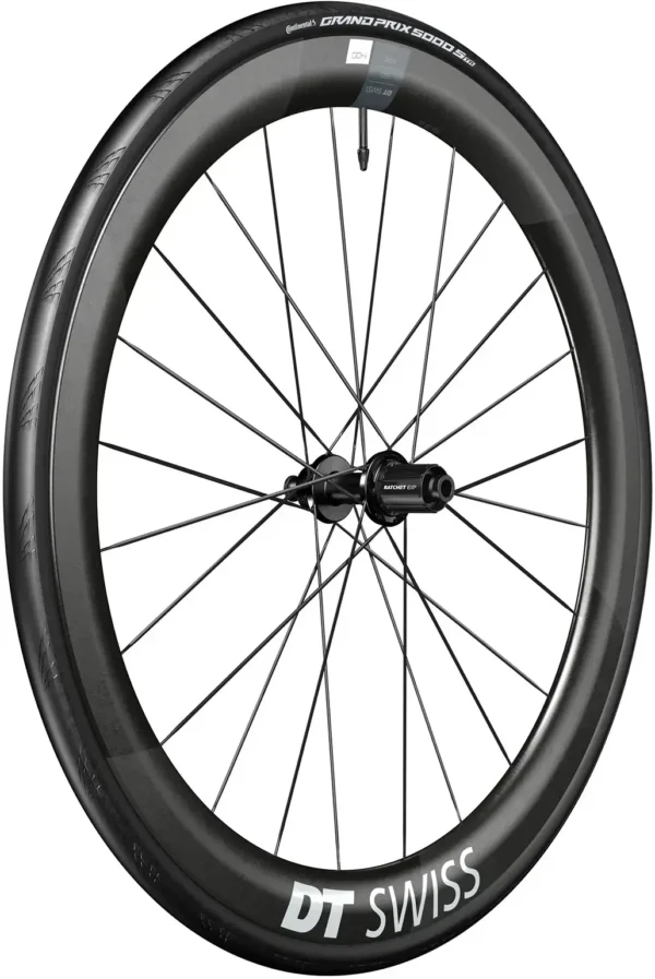 DT Swiss Wheel ARC 1400 Dicut 50 (Inkl. Dæk & Slange) 700c Rear - Shimano/SRAM DT Swiss