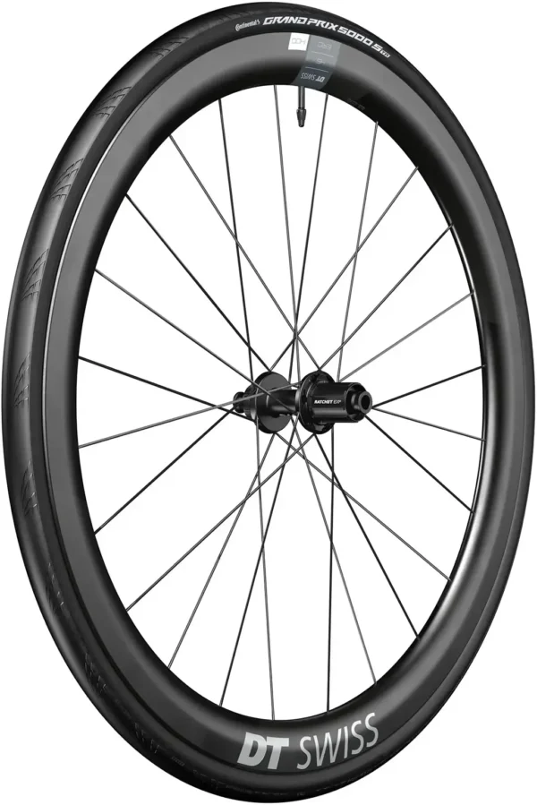 DT Swiss Wheel ERC 1400 Dicut 45 (Inkl. Dæk & Slange) 700c Rear - Shimano/SRAM DT Swiss