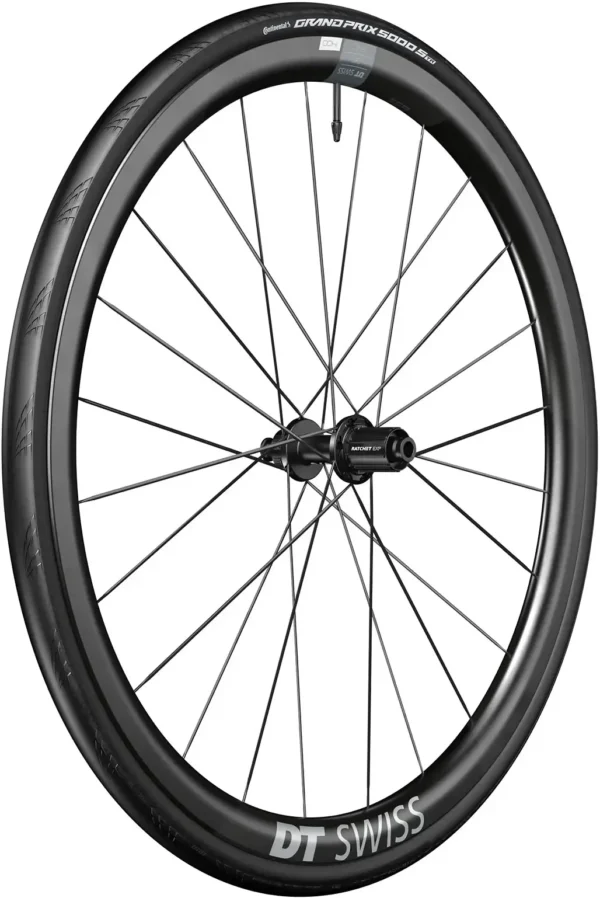 DT Swiss Wheel ERC 1400 Dicut 35 (Inkl. Dæk & Slange) 700c Rear - Shimano/SRAM DT Swiss