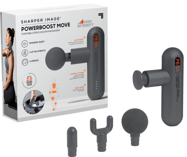 Sharper Image Powerboost massagepistol P000796 Sharper Image Grå