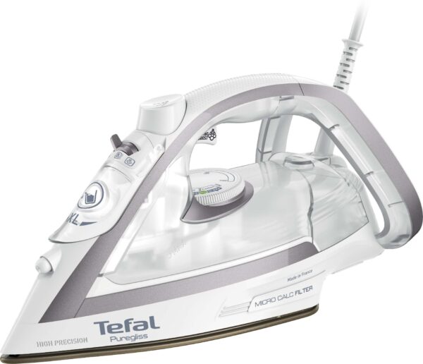 Tefal Puregliss strygejern FV8043E0 (sølv/hvid) Tefal Hvid