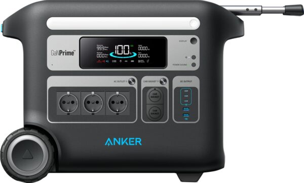 Anker Solix F2000 2.048Wh Bærbar Strømstation Anker Sort