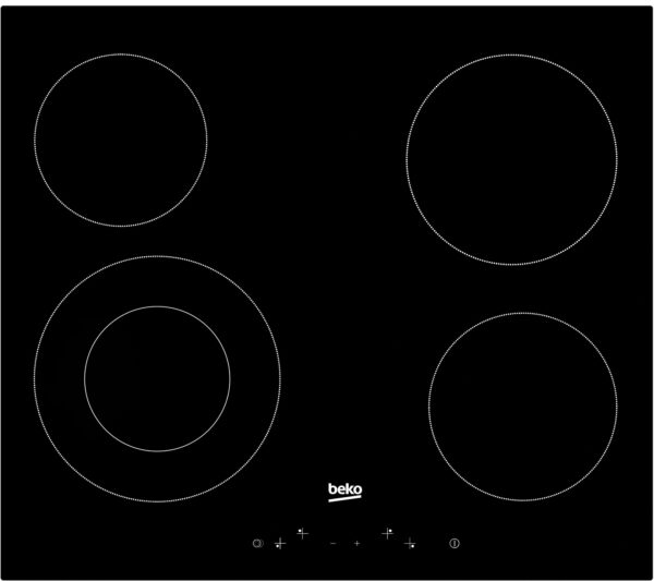 Beko keramisk kogeplade HIC64402 Beko Sort