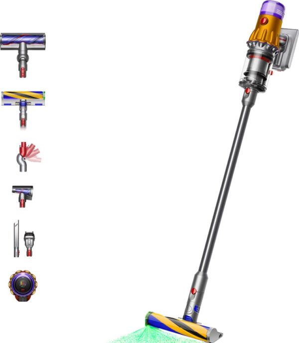 Dyson V12 Detect Slim Absolute ledningsfri stangstøvsuger Dyson Gul