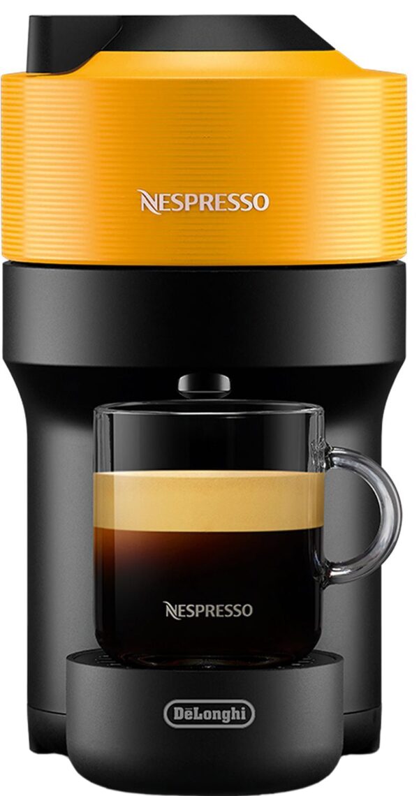 Nespresso Vertuo Pop kaffemaskine fra DeLonghi ENV90.Y (Mango Yellow) Delonghi Gul