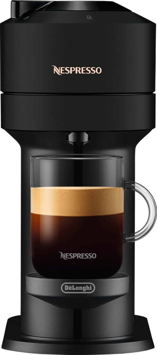 NESPRESSOÂ® Vertuo Next kaffemaskine fra DeLonghi, Matt Sort Delonghi Sort